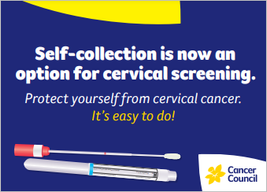 Cervical self collection wallet card