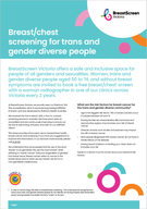 Breast chest screening