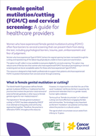 Fgc cervical screening healthcare providers