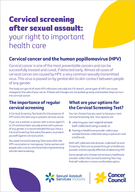 Sexual assaut cervical screening your rights