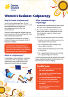 Womens business colposcopy fact sheet