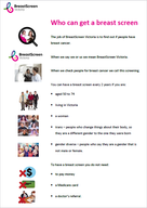 Who can get a breast screen